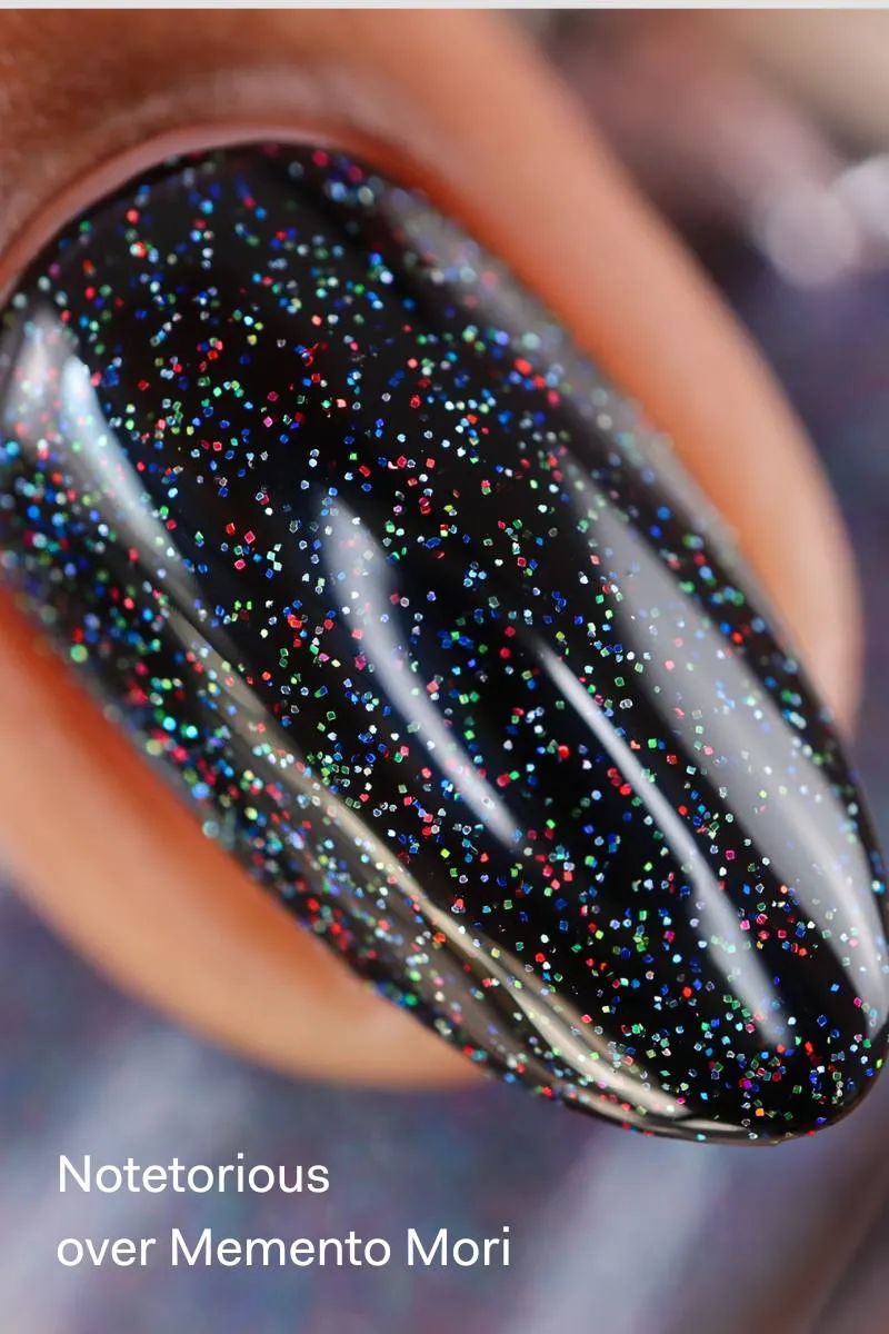 Cirque Colors Notetorious glittertopper holografisk