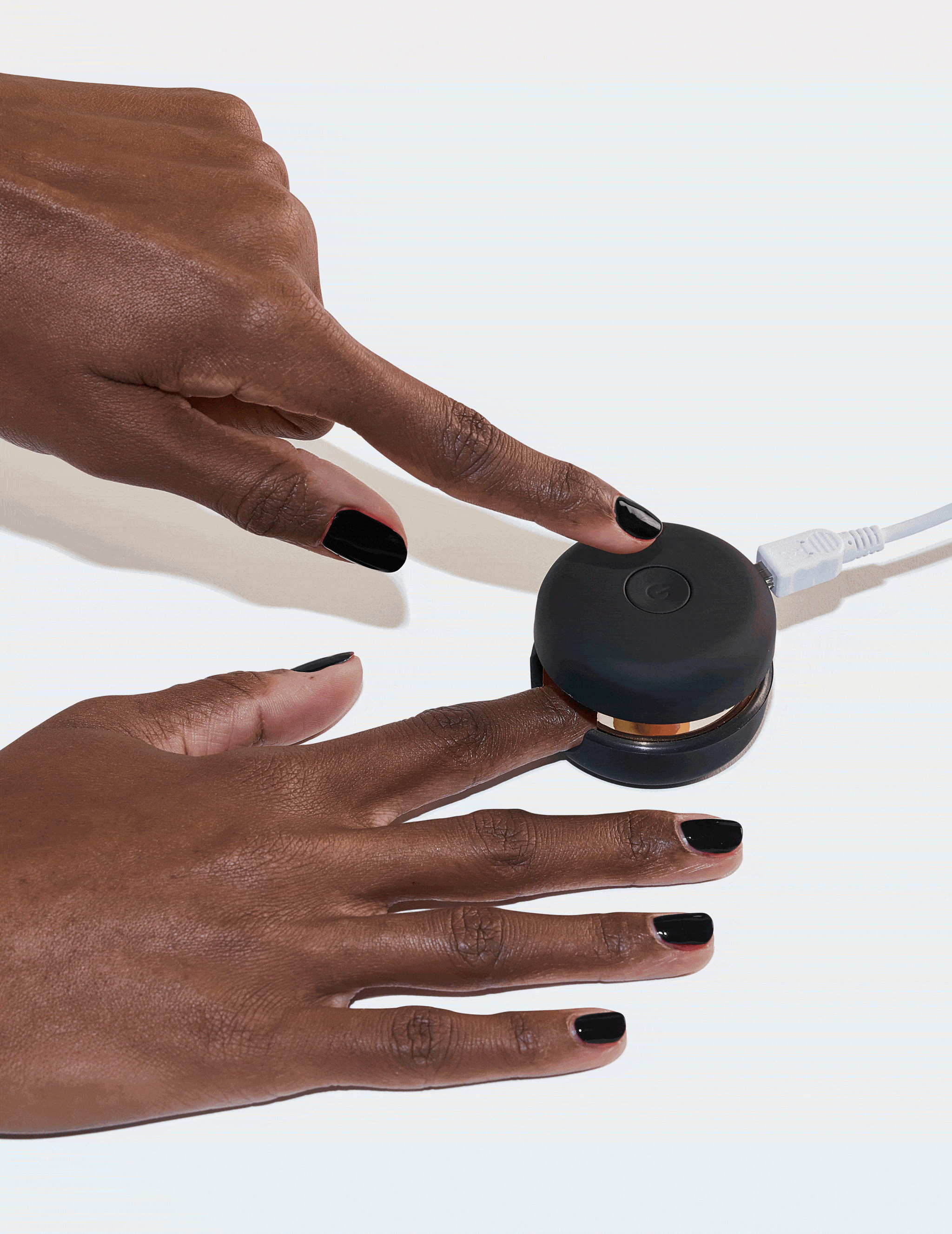 Le Mini Macaron Licorice gellackskit svart