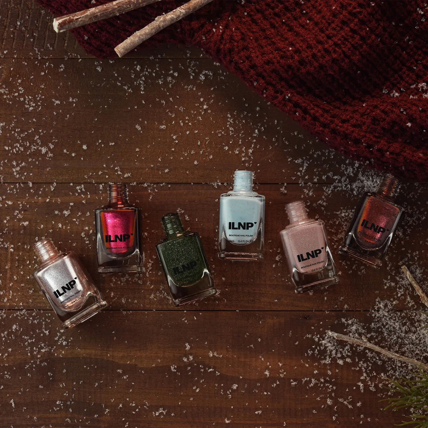 ILNP Tis The Season nagellack set 6-pack juliga nyanser