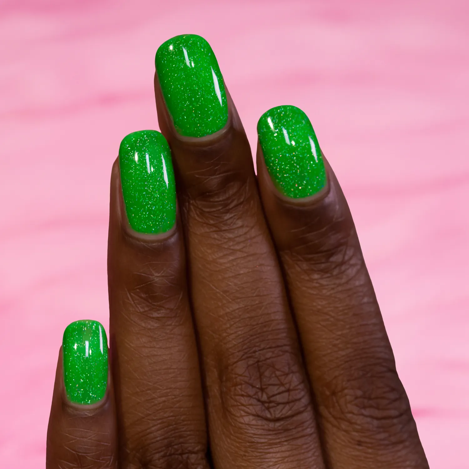 ILNP Candy Coated Jellybean nagellack grön holografisk