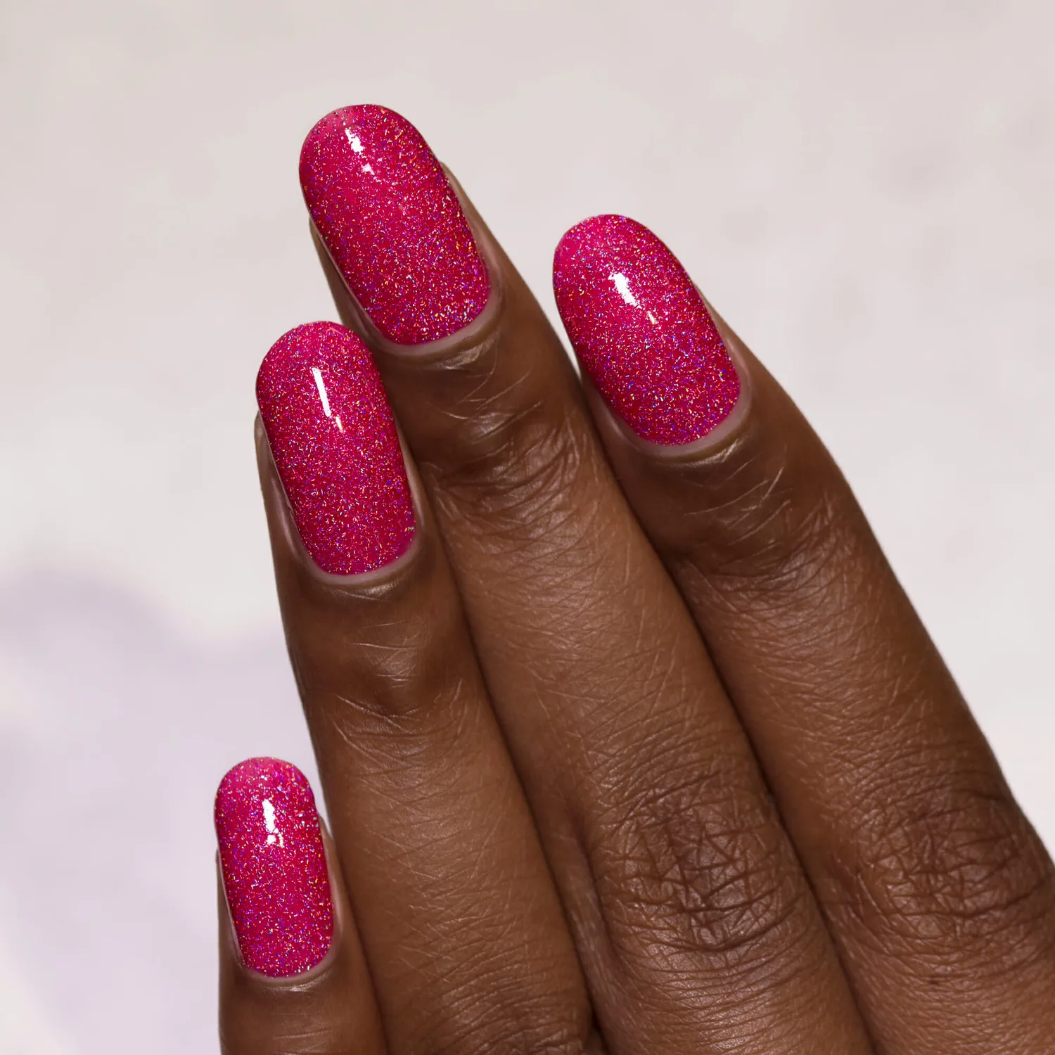 ILNP Play Date holografiskt nagellack magenta jelly