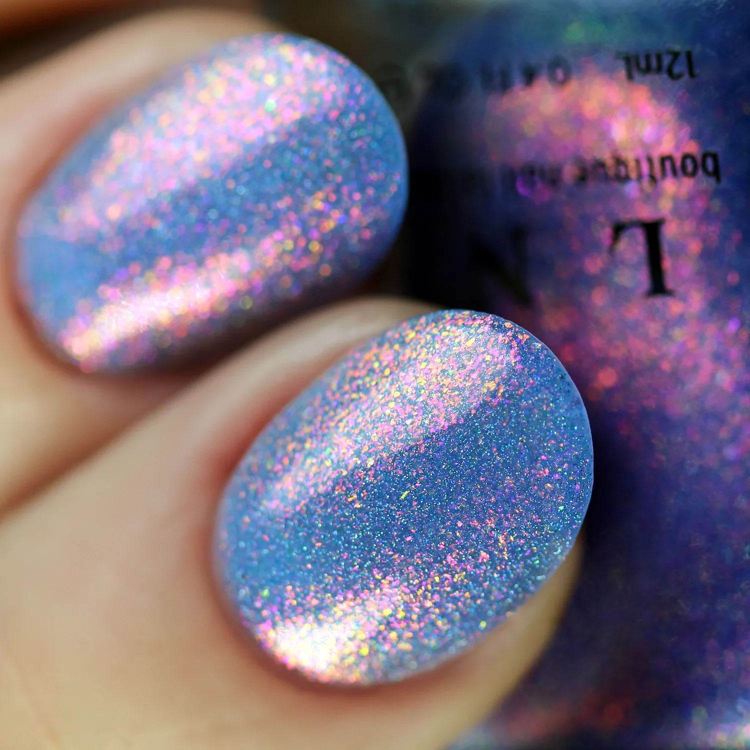 ILNP Summer Nights Pool Party nagellack blått jelly