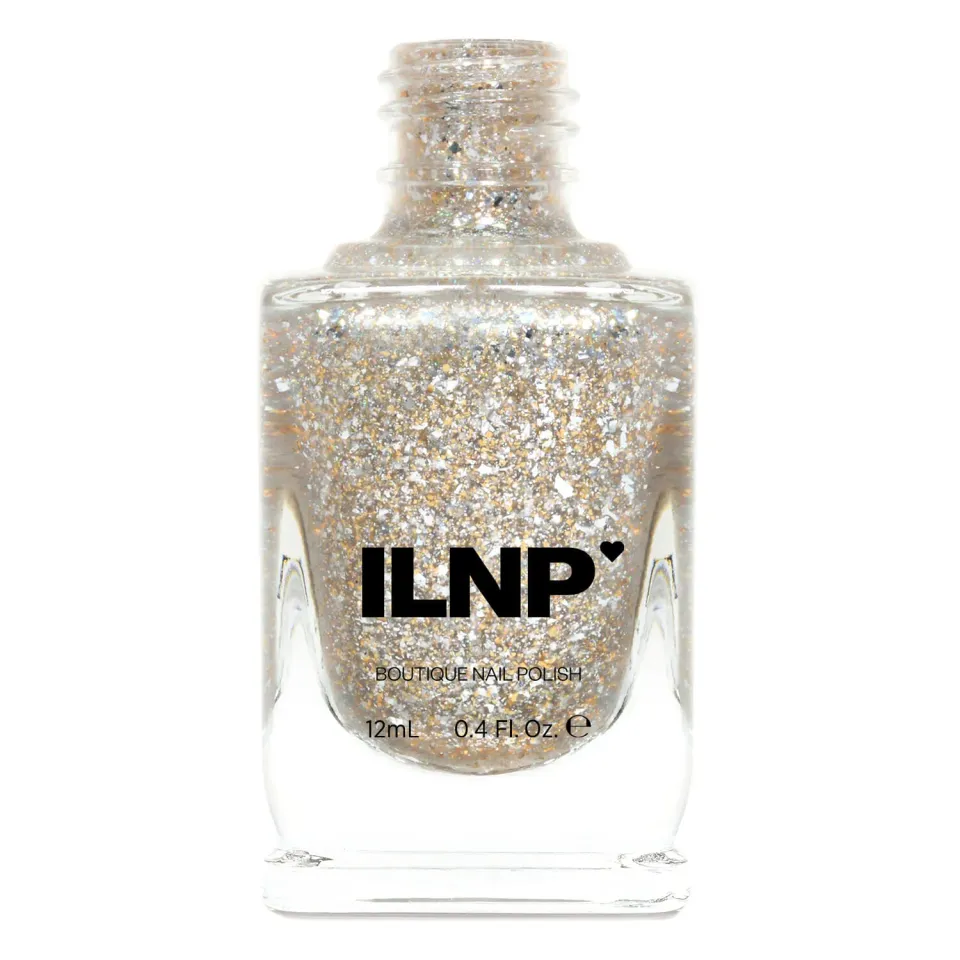 ILNP Party Popper topplack guld flakie