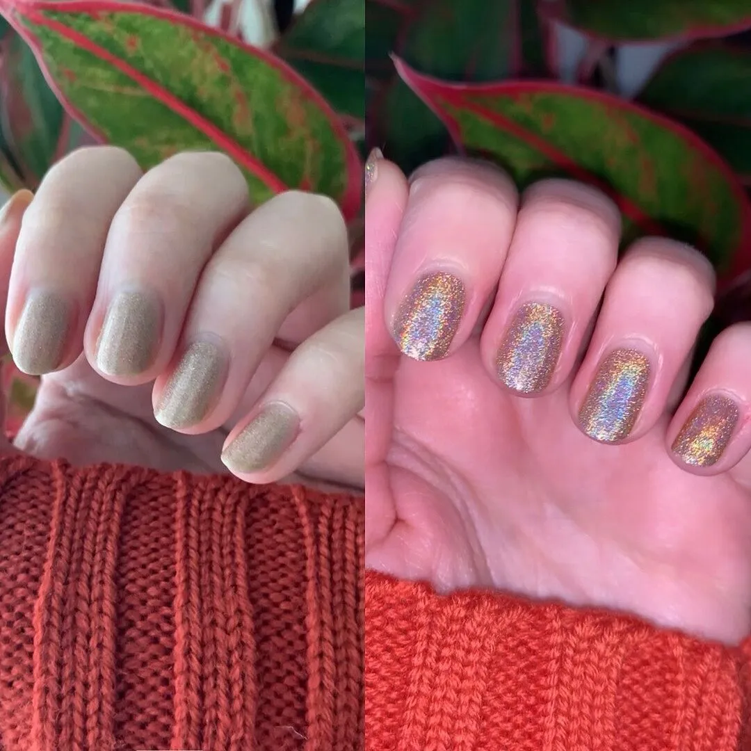 Cirque Colors Space Cowboy nagellack beige holografisk