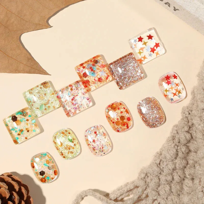 Modelones Harvest Confetti gellack 6-pack glitter