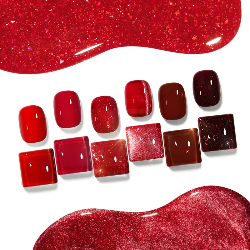 Modelones Only Love gellack 6-pack röd Hema-free