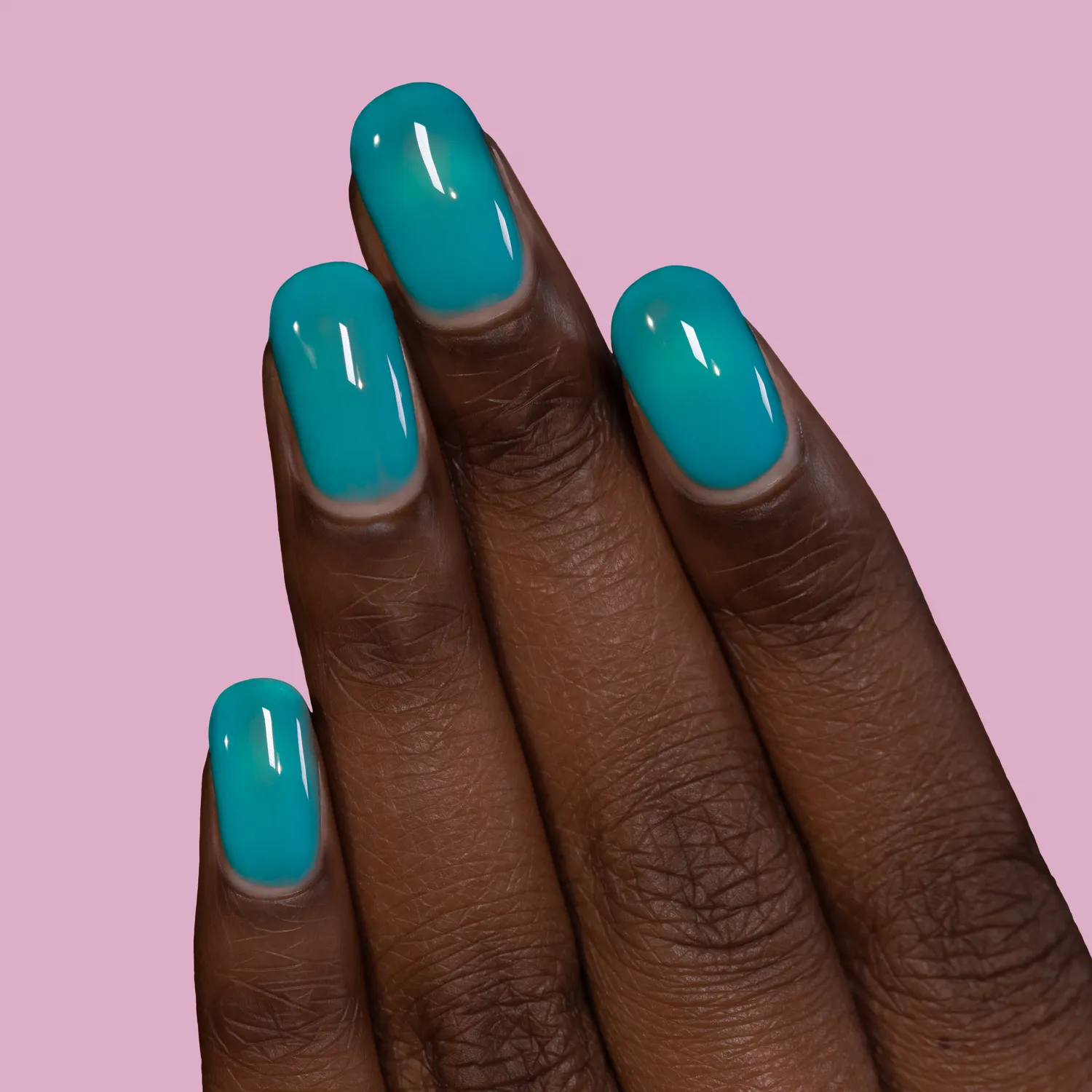 ILNP Watercolor Turquoise Water nagellack turkos jelly