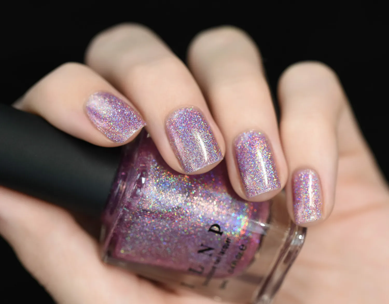 ILNP Dream Girl nagellack ljuslila stark holo