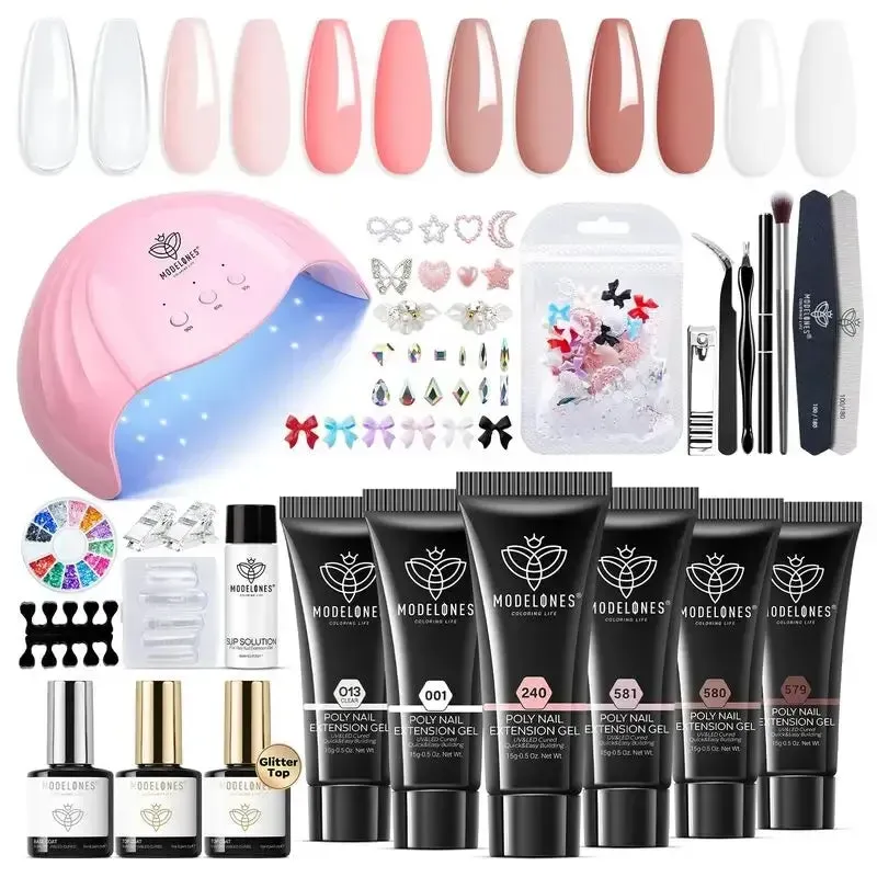 Modelones Cherry Girl polygel kit nude rosa