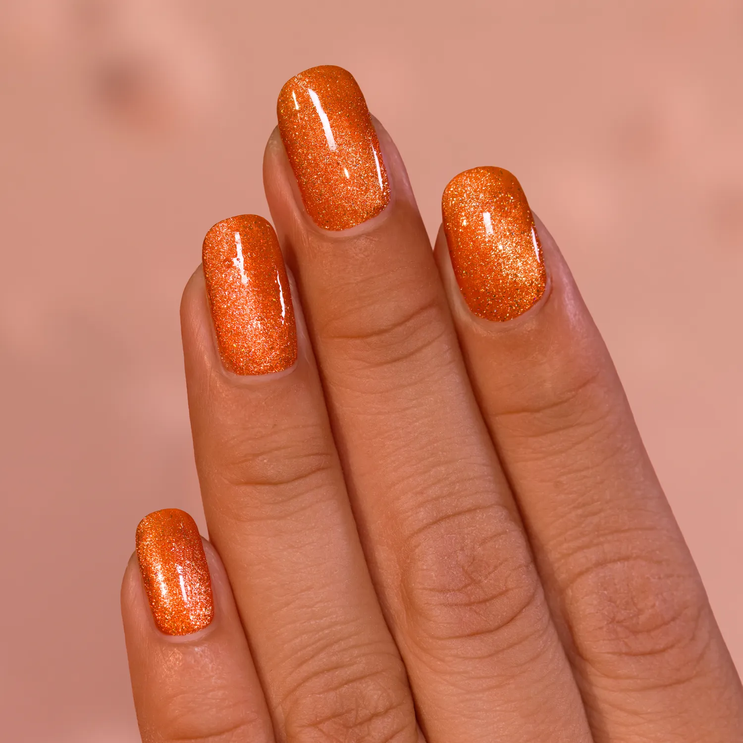 ILNP POP! Orange Pop magnetiskt nagellack orange holo