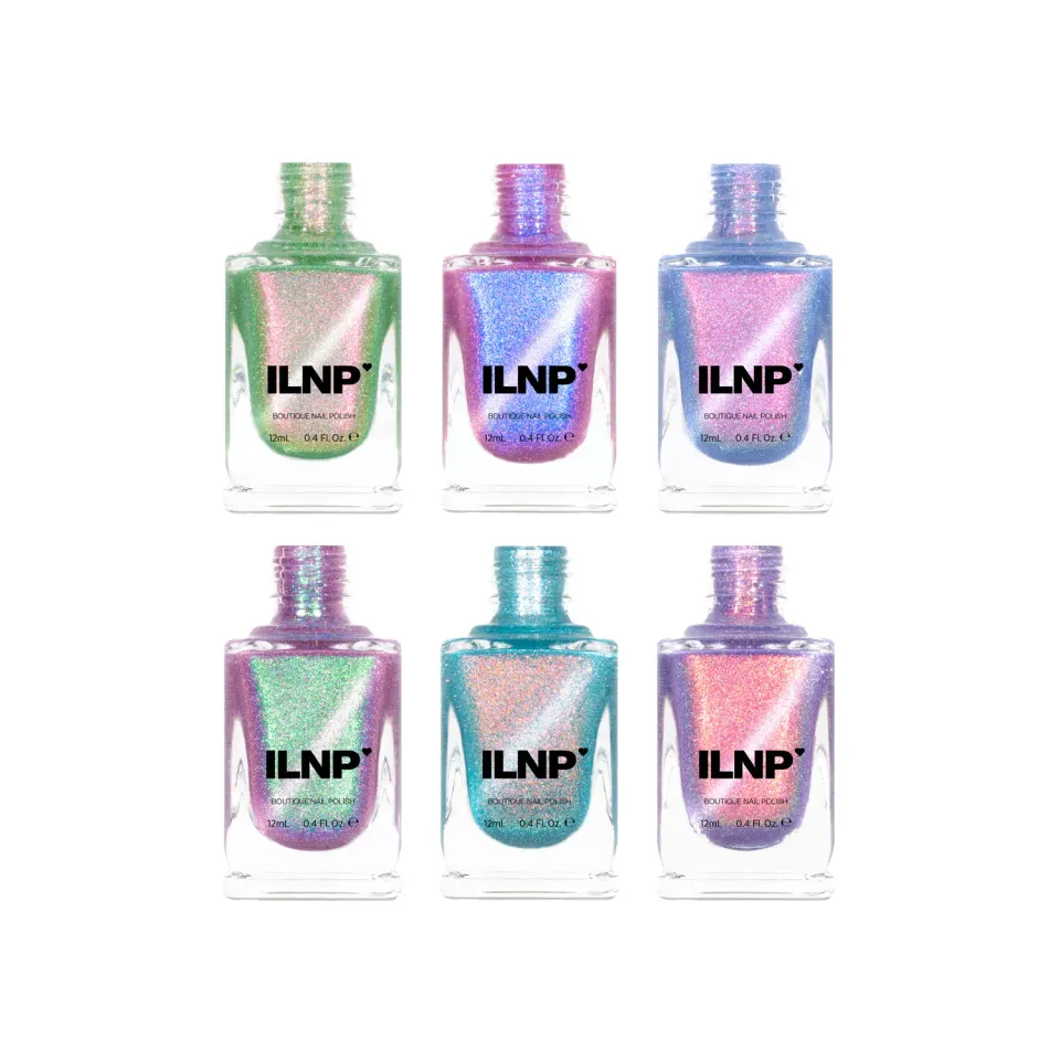 ILNP Electric Summer nagellack set 6-pack magnetiskt