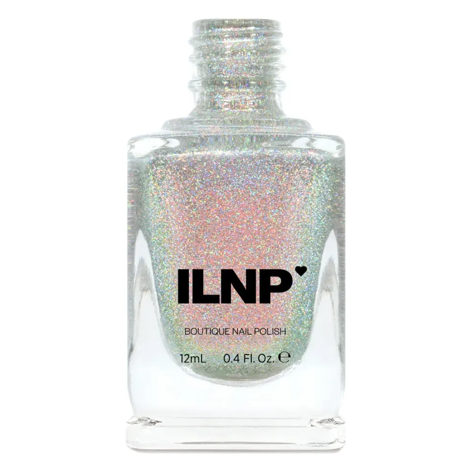 ILNP nagellack Fired Up orange holografisk
