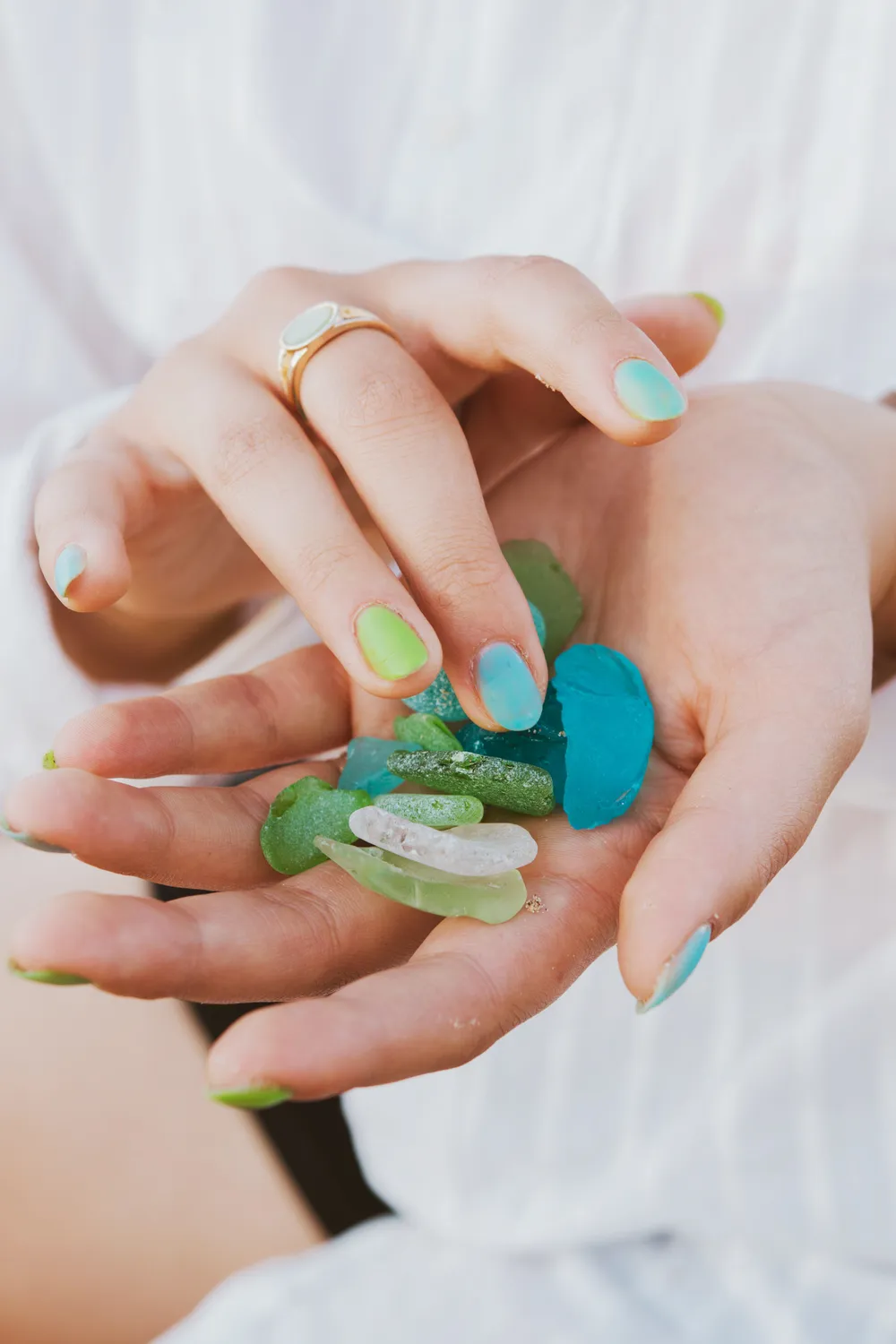 Cirque Colors Sea Glass nagellack set jelly matt 4-delar
