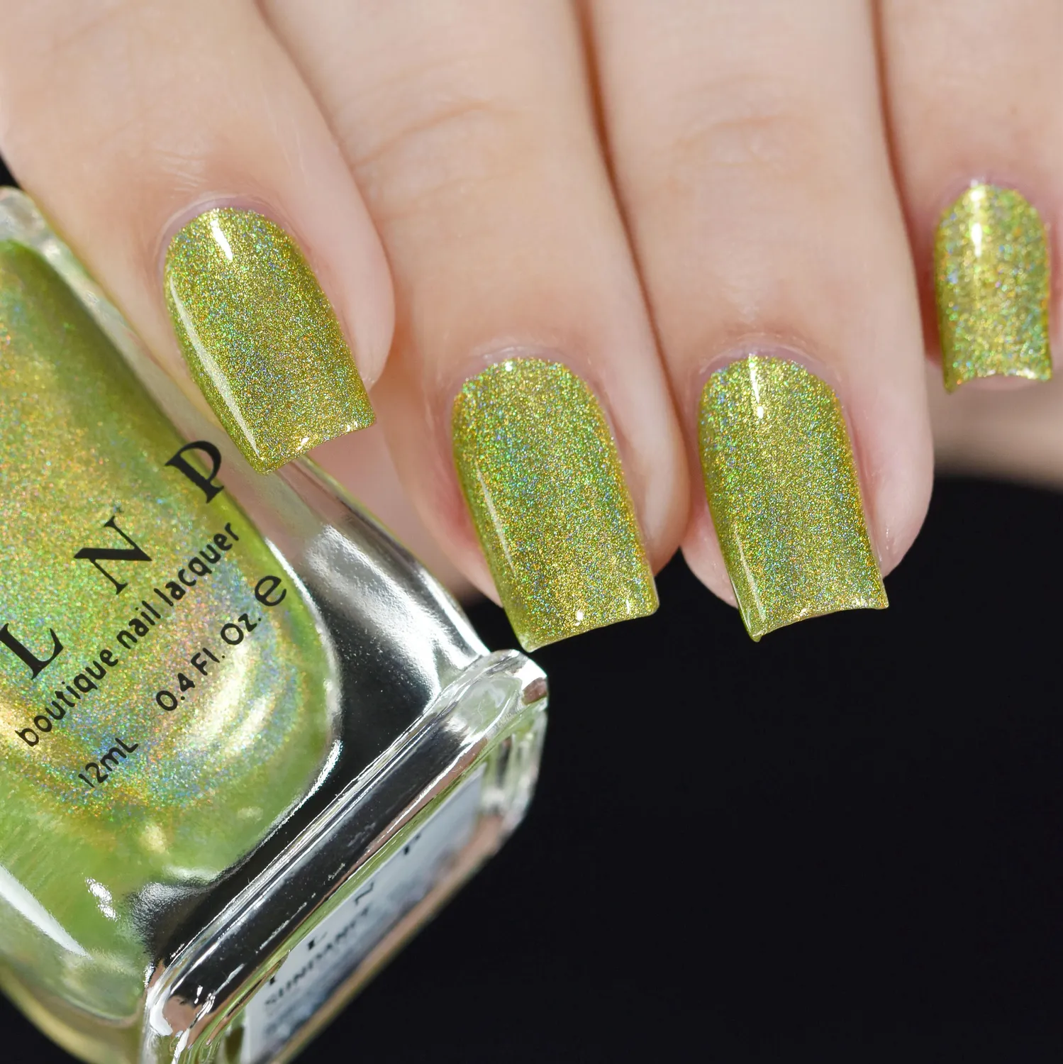 ILNP Sundance nagellack gult holografiskt