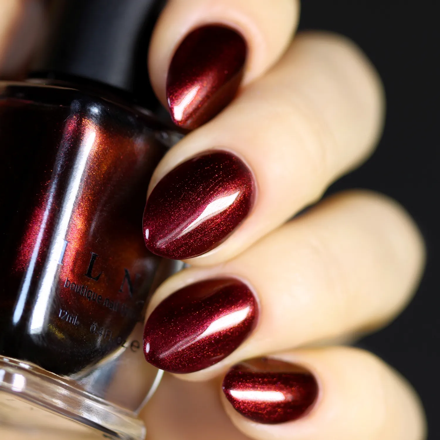 ILNP Tis The Season Dear Santa nagellack duokrom röd