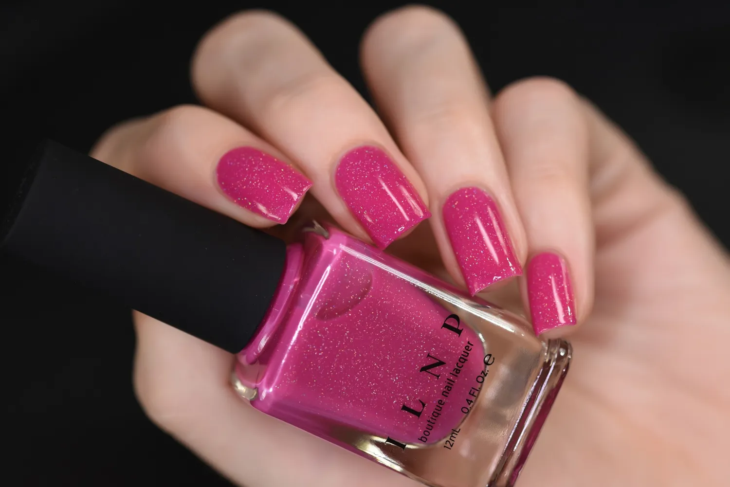 ILNP Party Hat holografiskt nagellack djup cerise