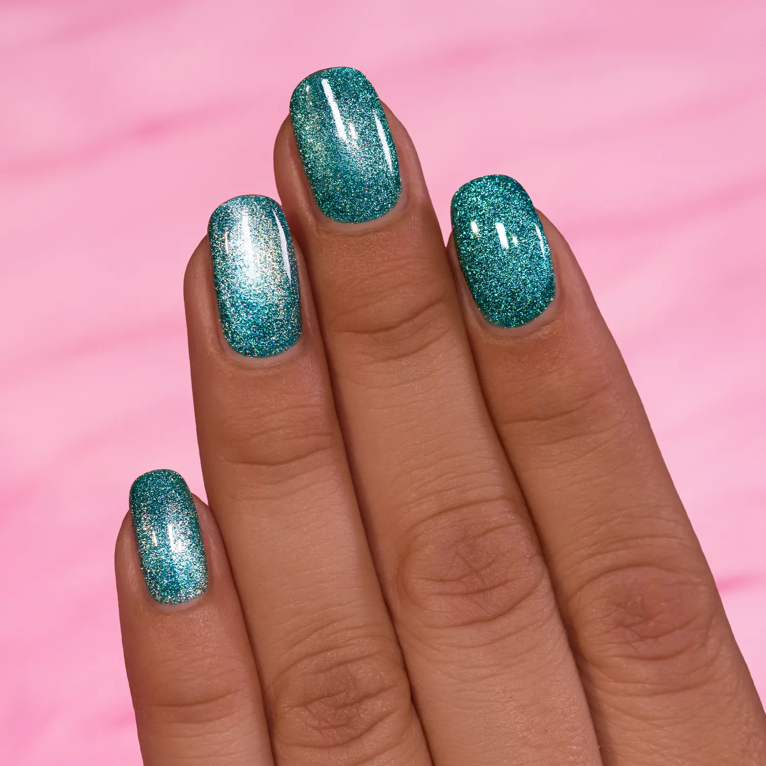 ILNP Rock Candy nagellack petrol magnetisk holo