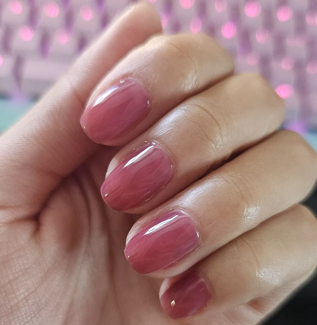 Cirque Colors Marsala Jelly nagellack jelly vinröd