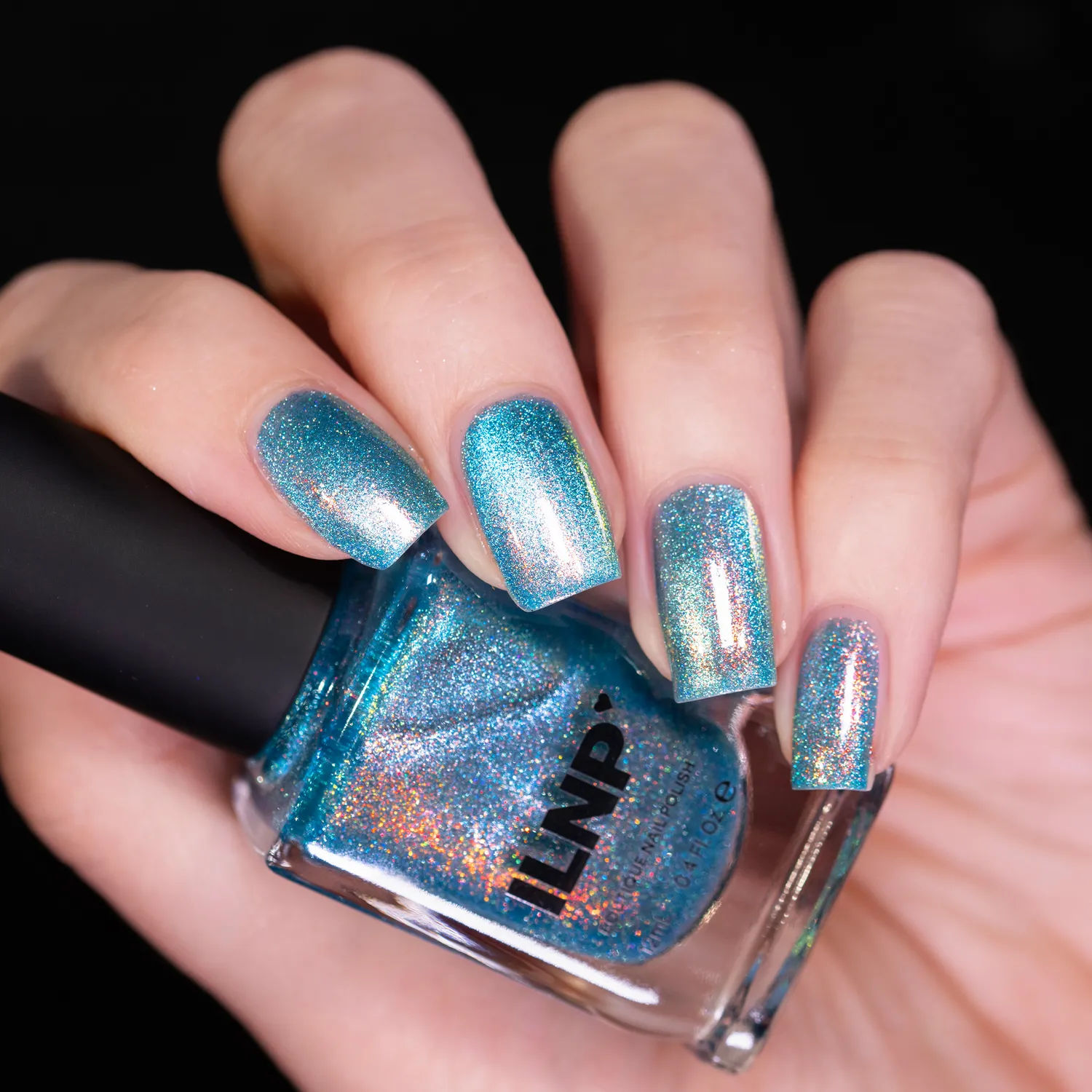 ILNP Flashing Lights nagellack petrol magnetisk