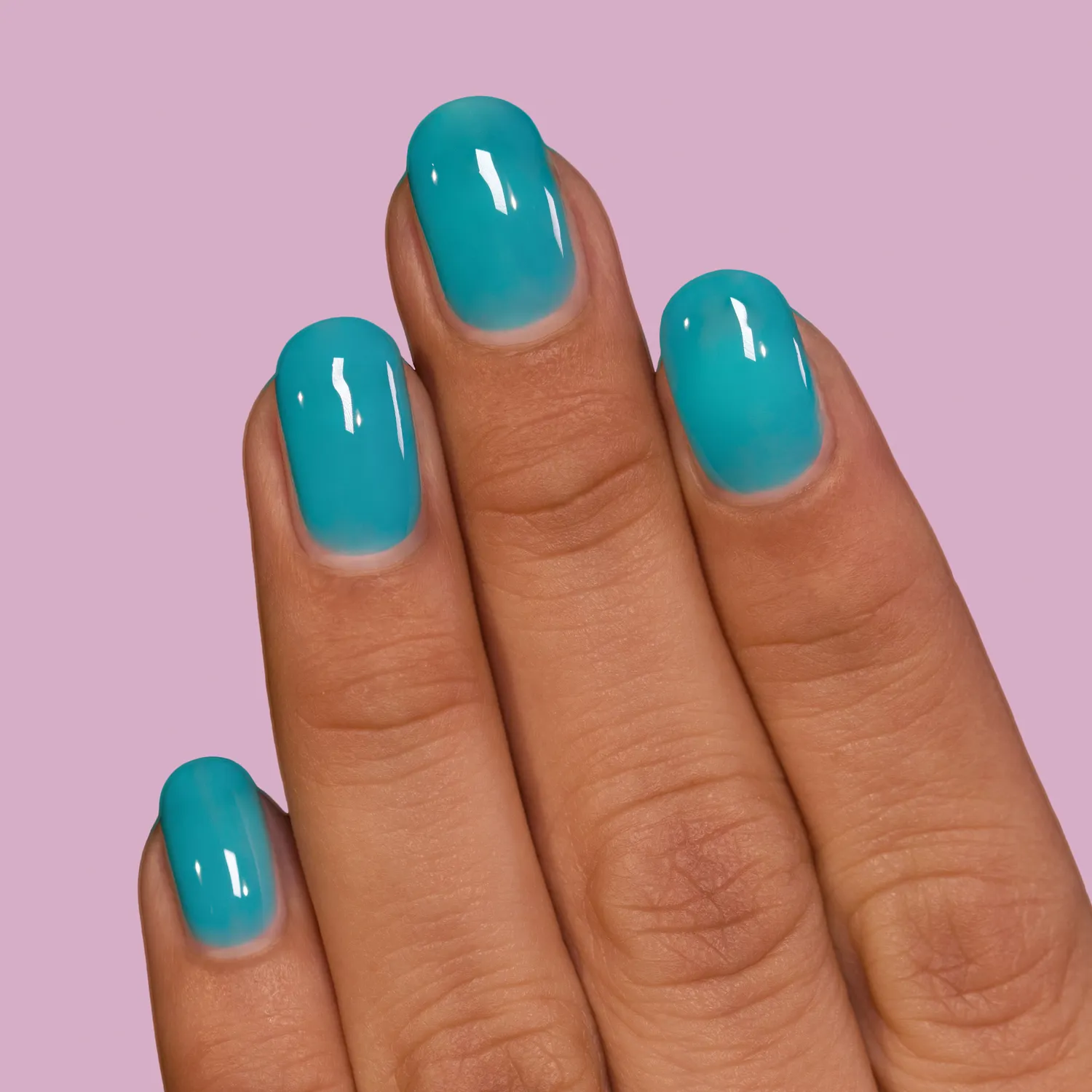 ILNP Watercolor Turquoise Water nagellack turkos jelly