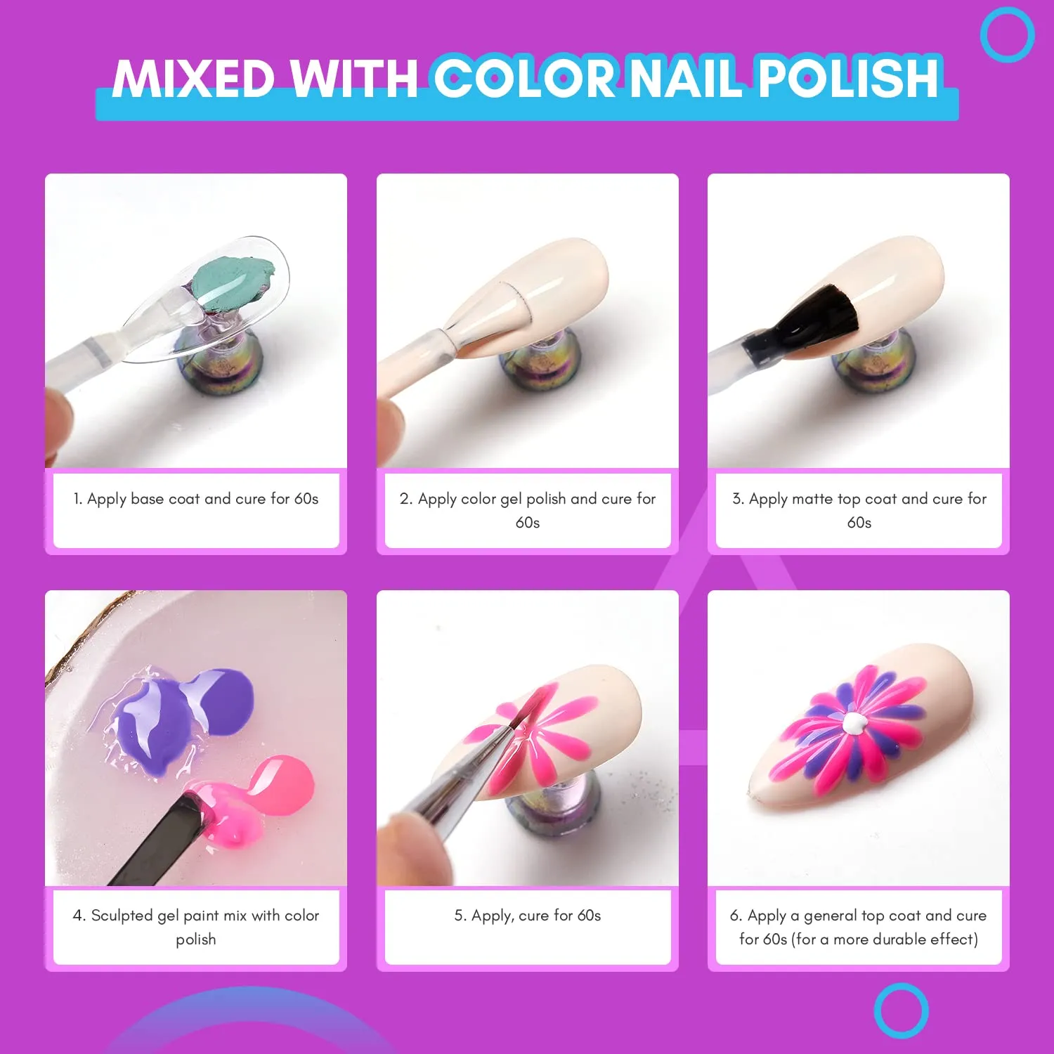 Makartt Clear Painting Gel nagelgel 8 g transparent