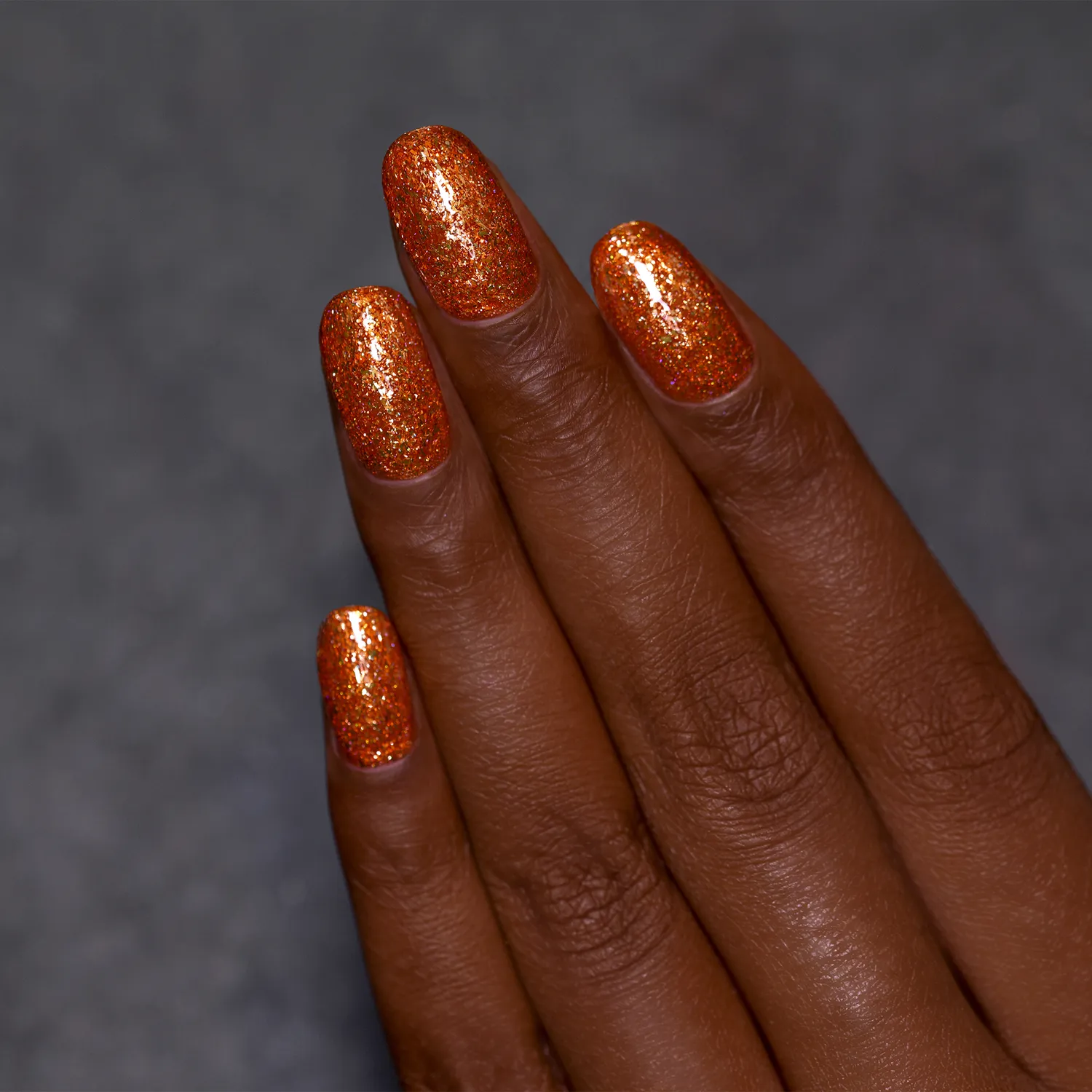ILNP nagellack Trick or Treat orange metallic
