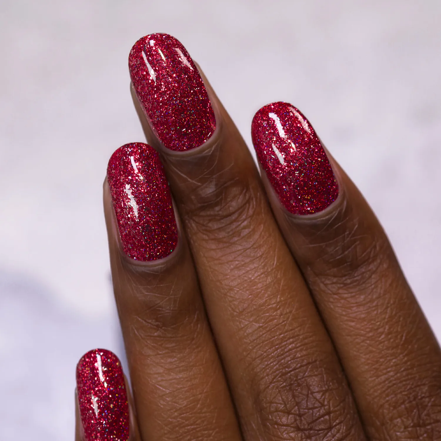 ILNP Cherry Luxe nagellack röd metallic