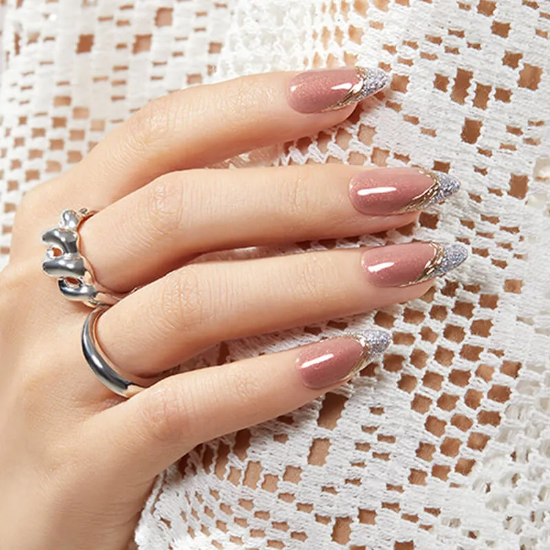 Modelones Inspire Gel gellack Peach Aura 15 ml shimmer