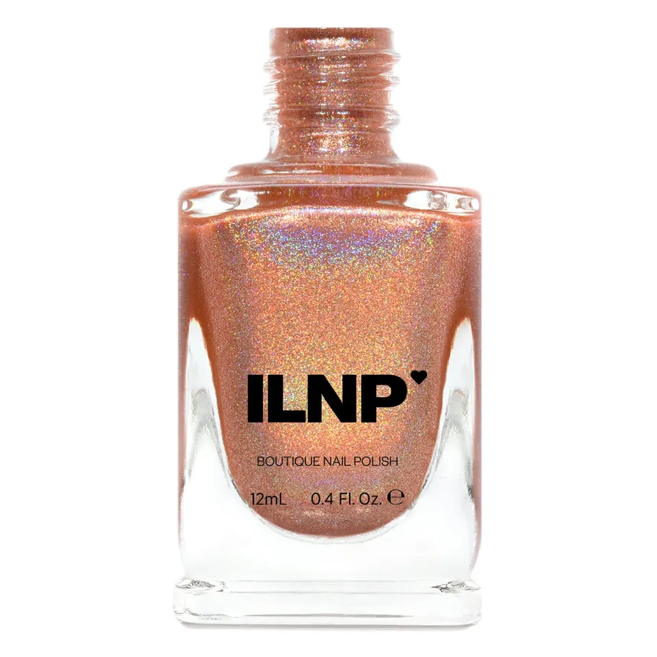 ILNP Ultra Holo Grace nagellack guldpeach holografiskt