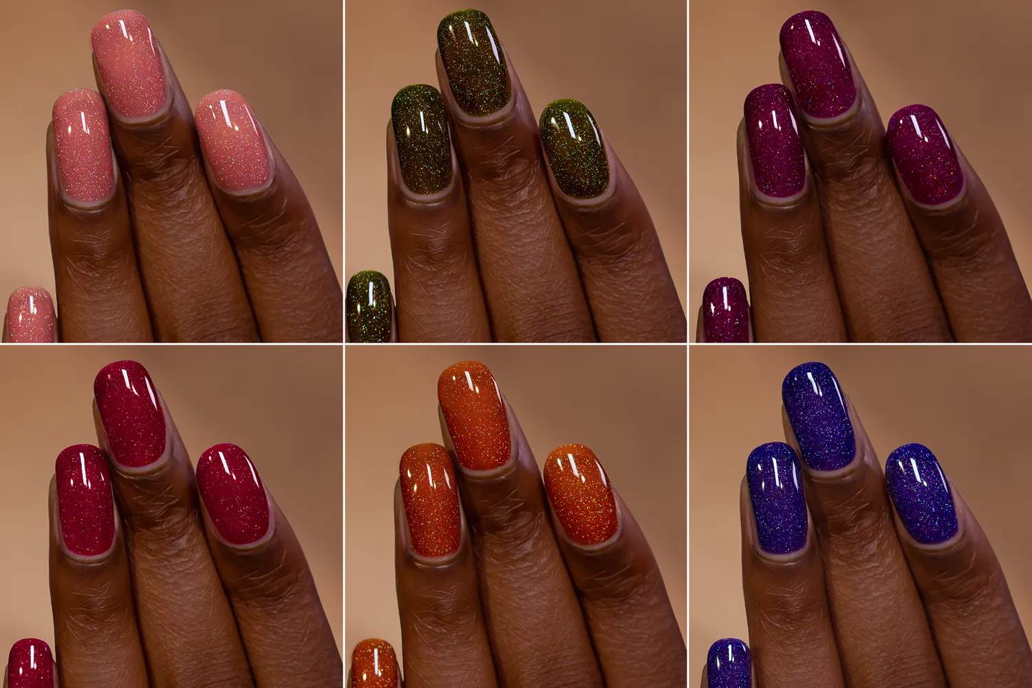 ILNP Vineyard Collection nagellackset 6-pack holografisk jelly
