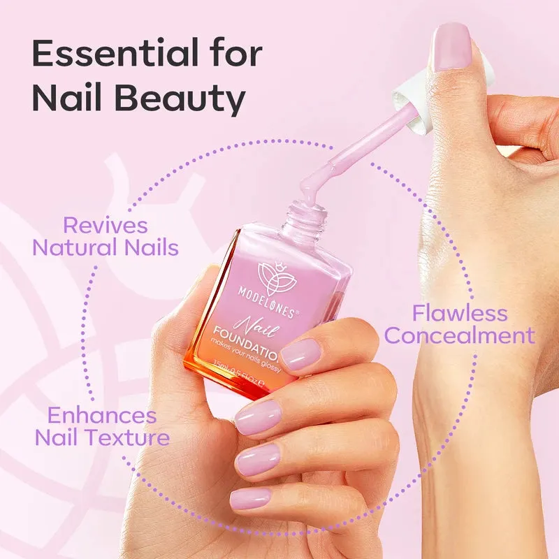 Modelones Nail Foundation nagellack Lilac 15 ml lila