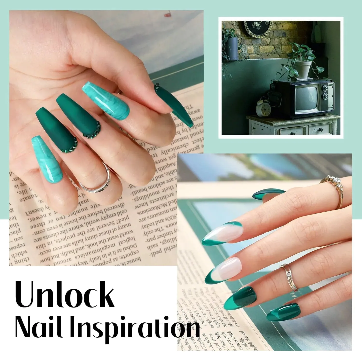 modelones Inspire Gel Back in Time gellack 15ml grön