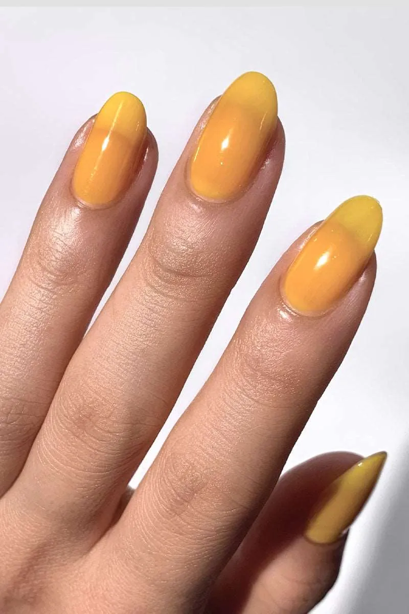 Cirque Colors Mango Jelly nagellack transparent gulorange