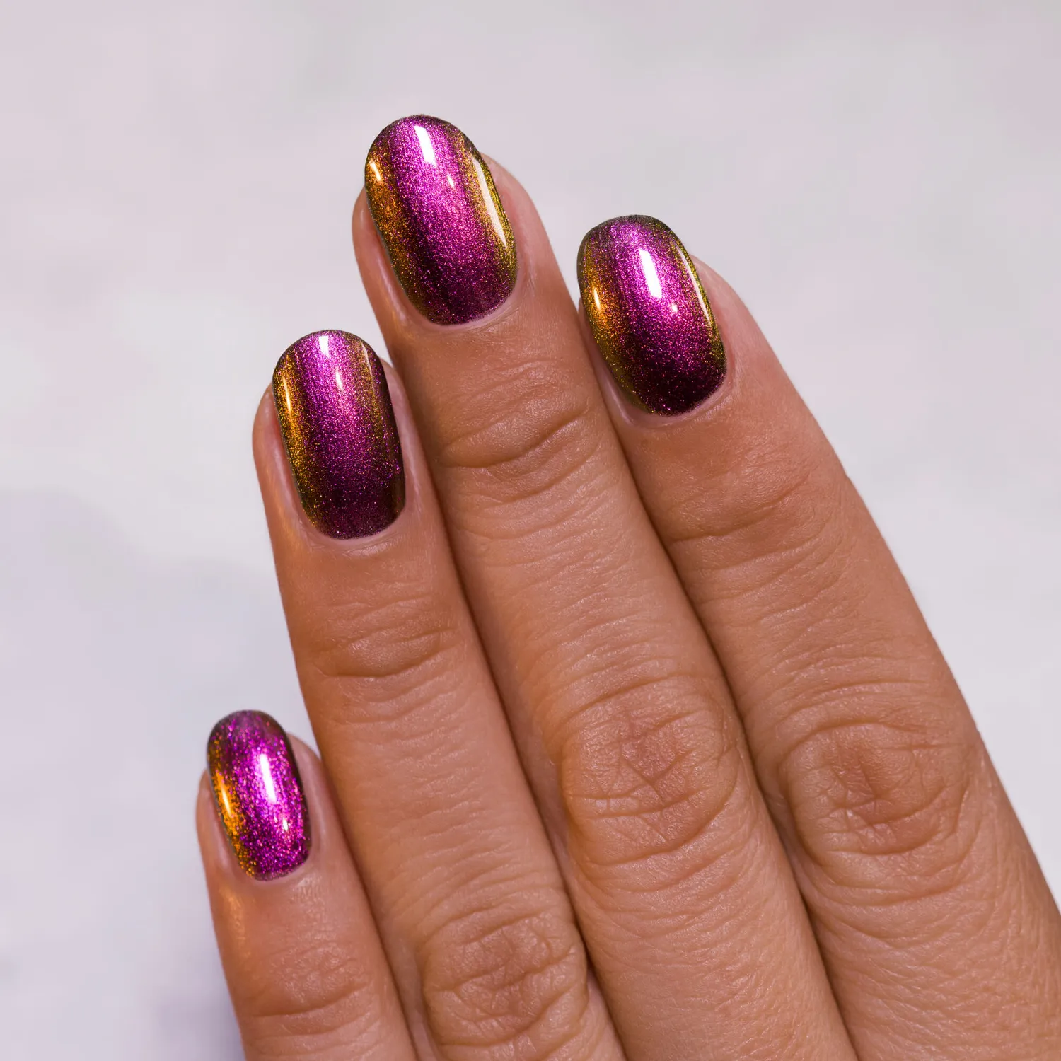 ILNP Ultra Chrome Cameo nagellack flakie rosa