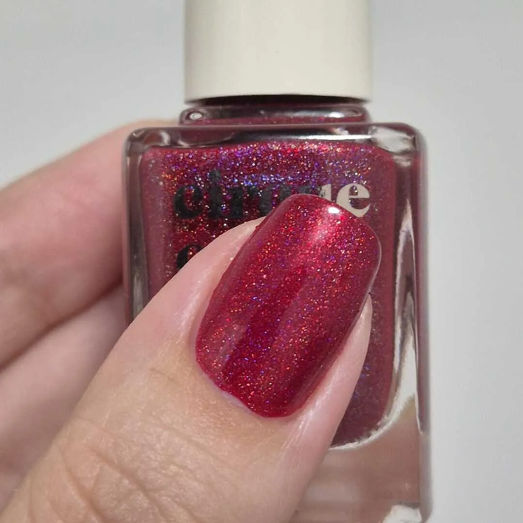 Cirque Colors Madder nagellack röd holografisk