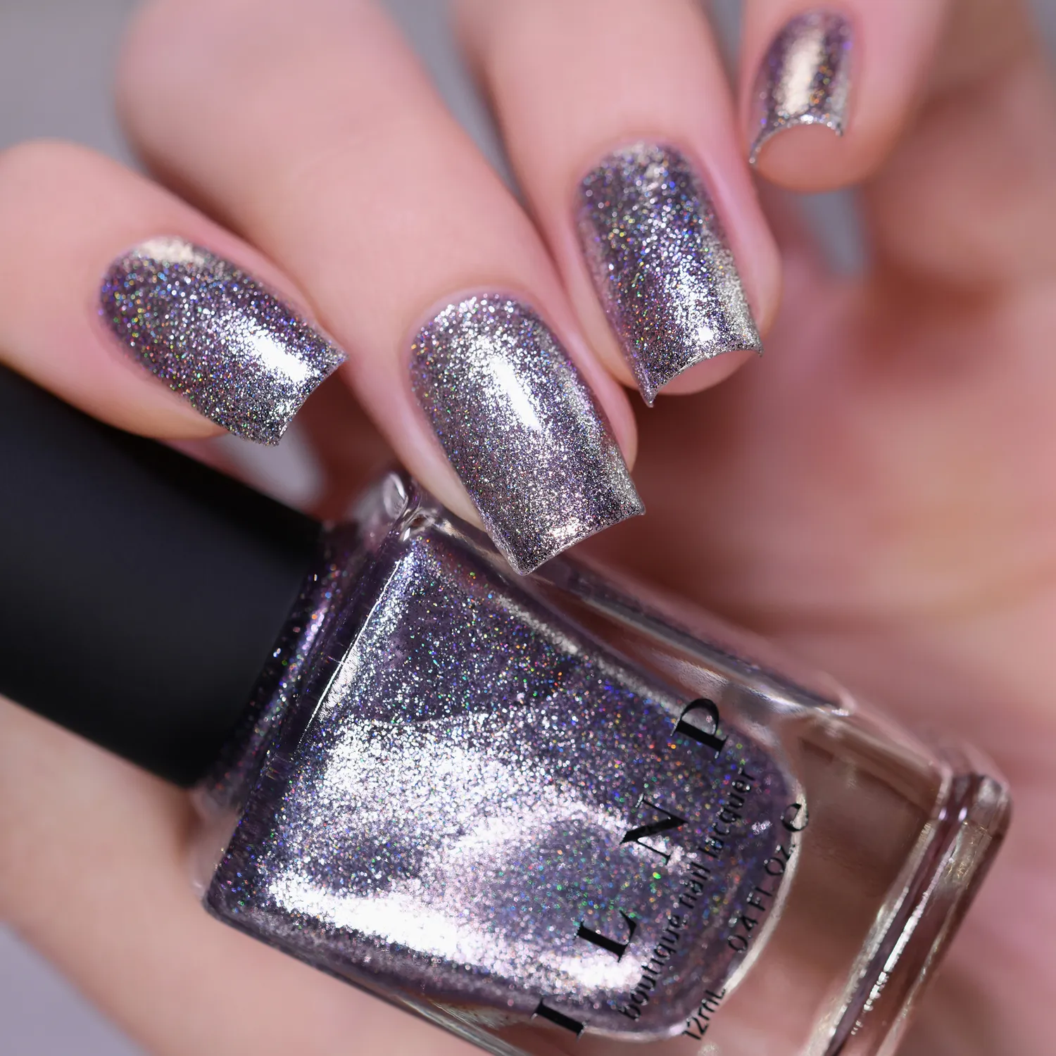 ILNP Echo nagellack silver metallic