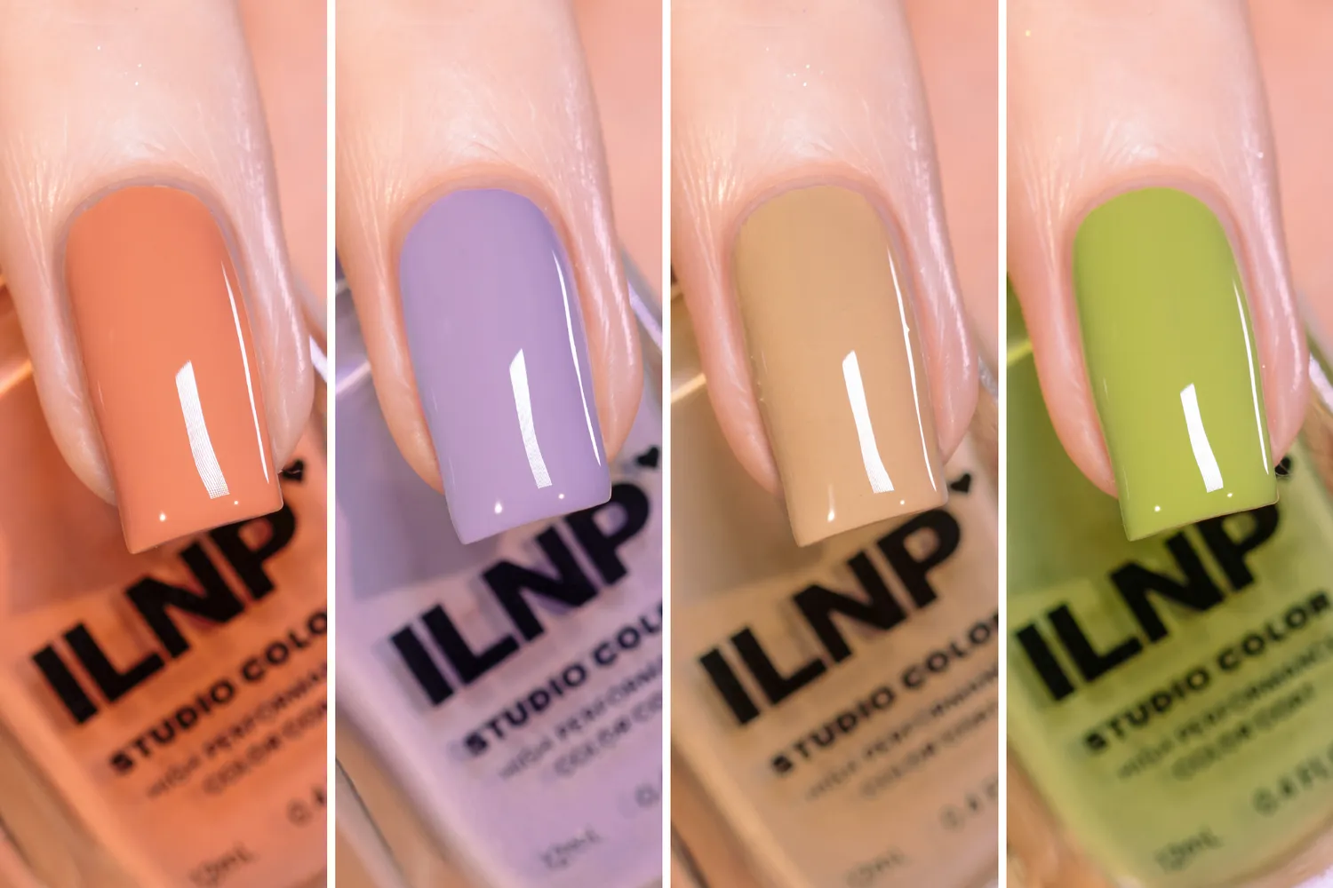 ILNP Brunch Collection nagellack 4-pack krämig