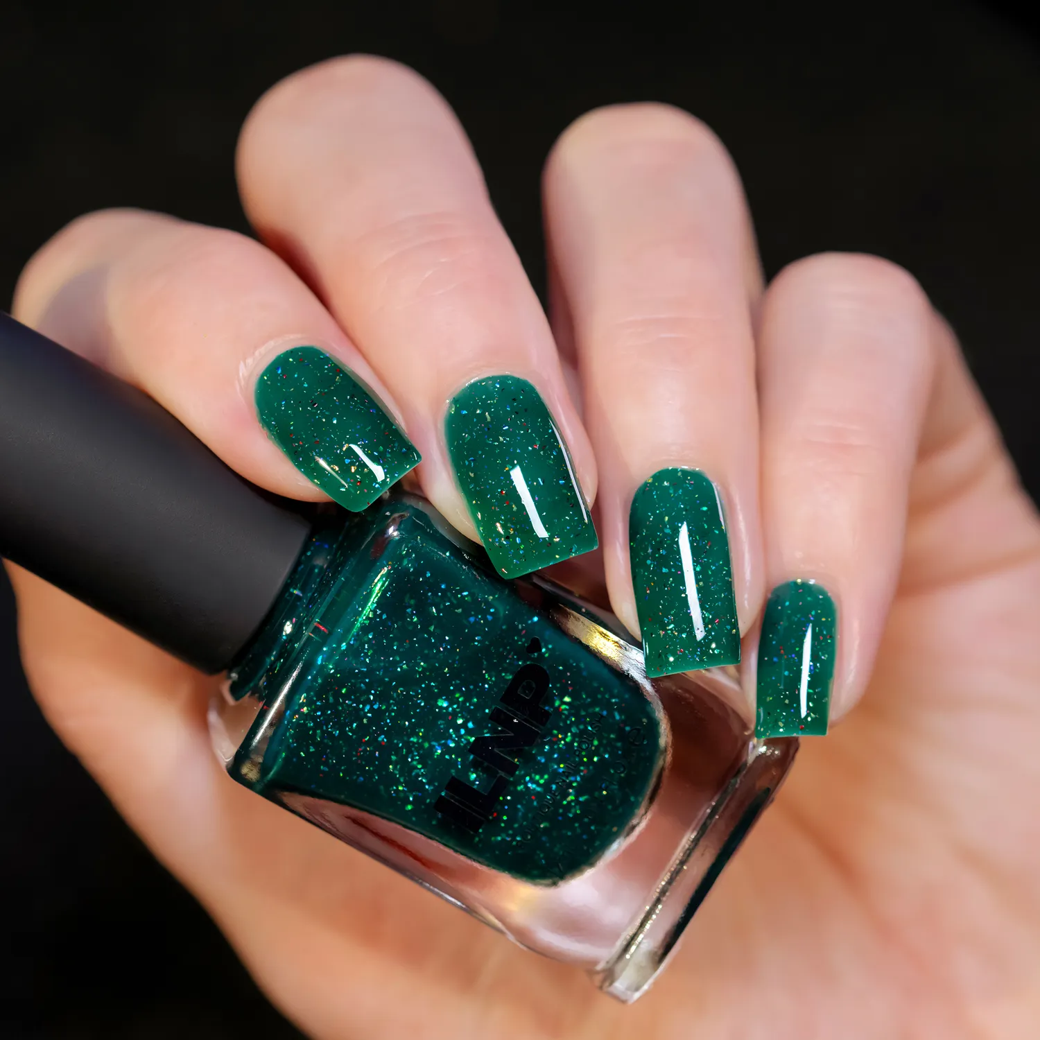 ILNP Santa's Workshop Noel nagellack julgrön