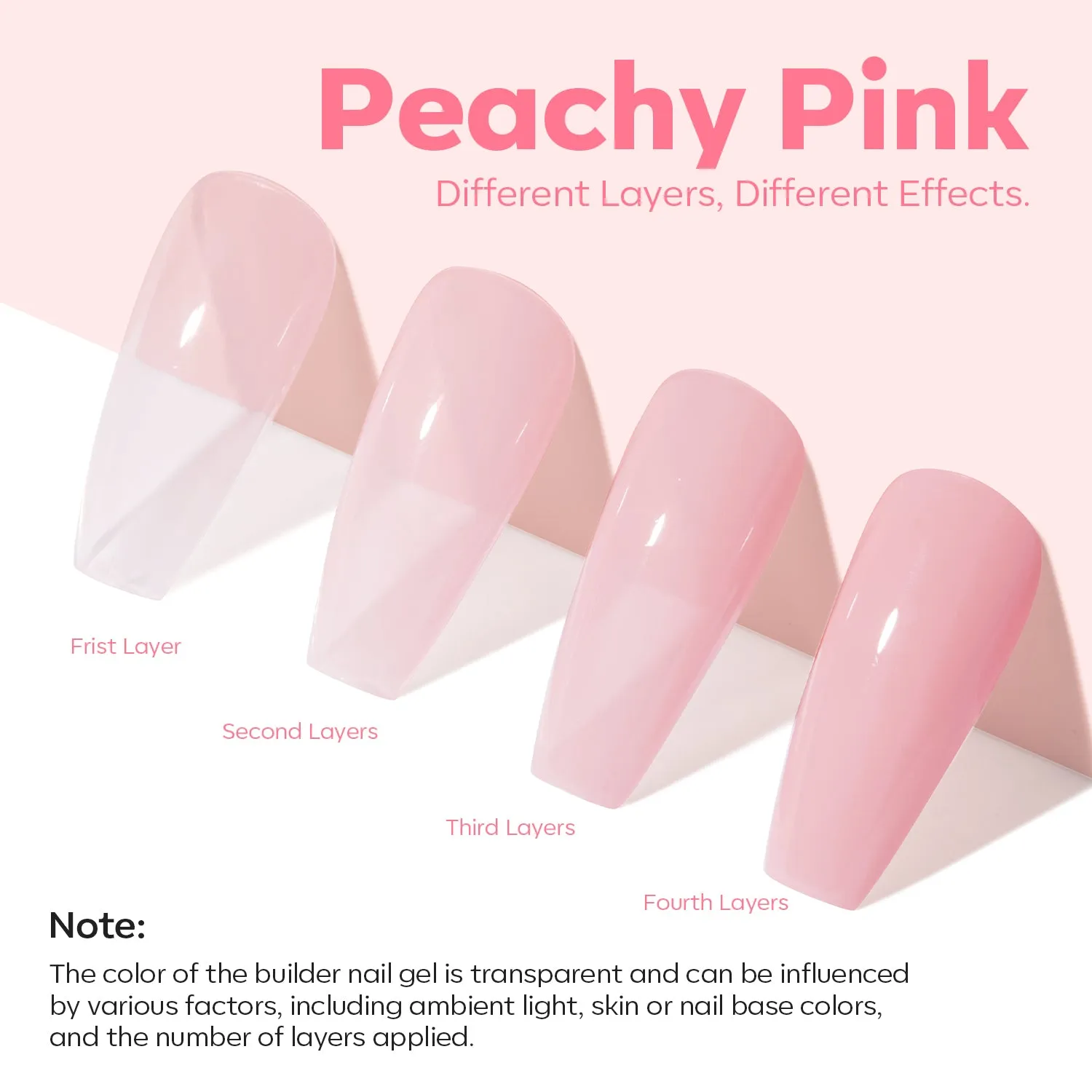 Modelones Bare Blush nagelstärkare rosa