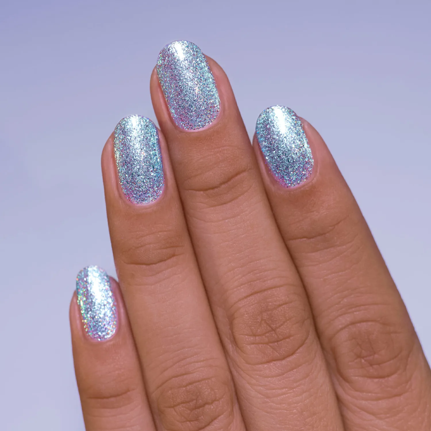 ILNP Winter Wonderland Elsa nagellack isblå holografisk