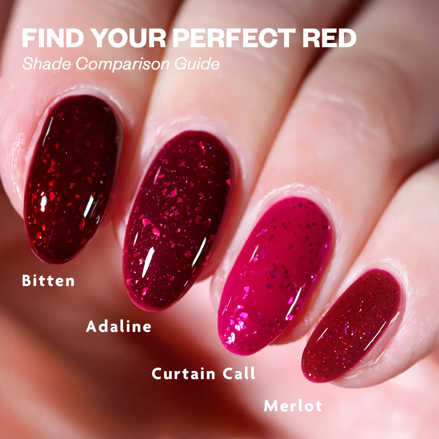 ILNP Adaline nagellack bordeaux koppar metallic
