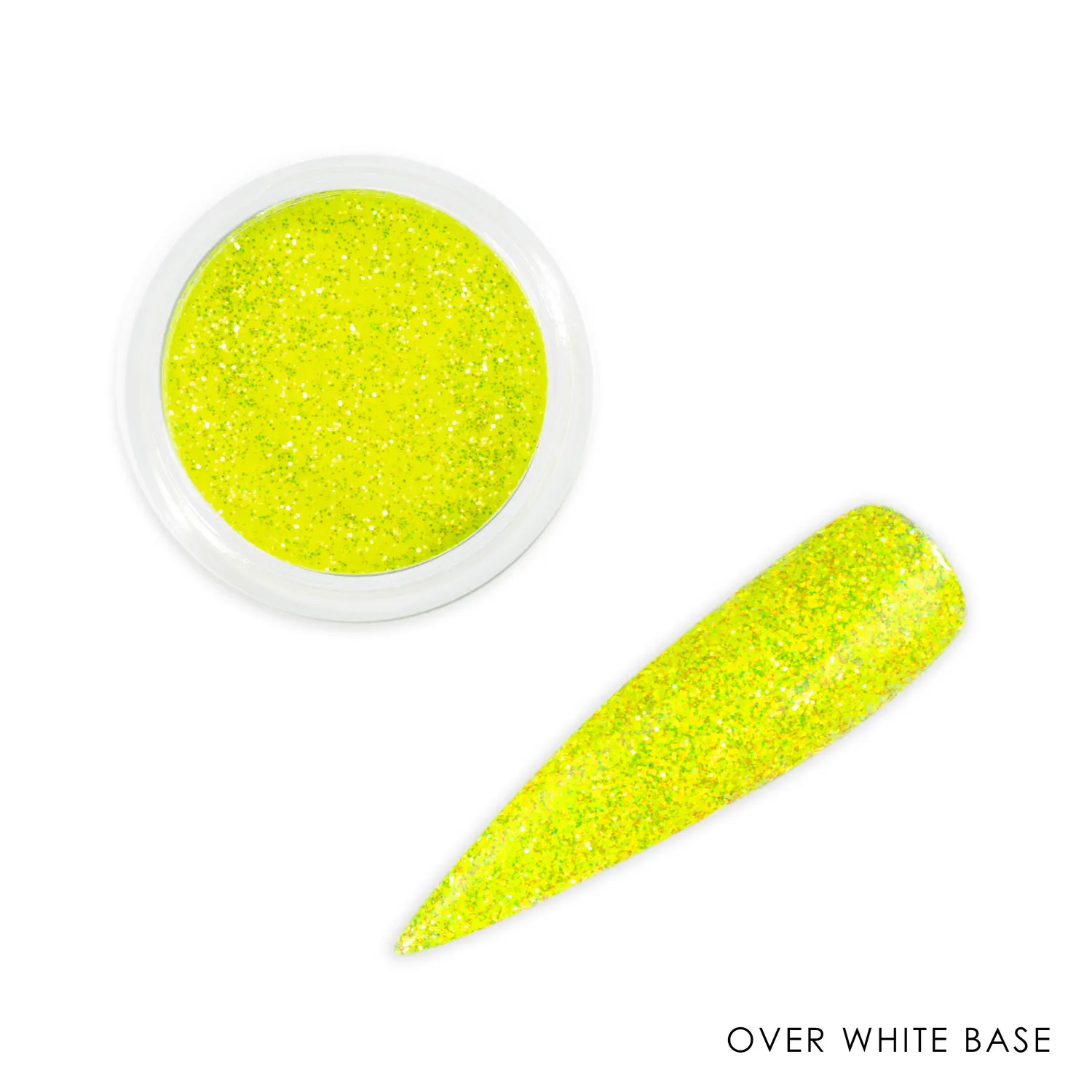Iz Beauty Lemon Sherbet nagelglitter 6 g gult