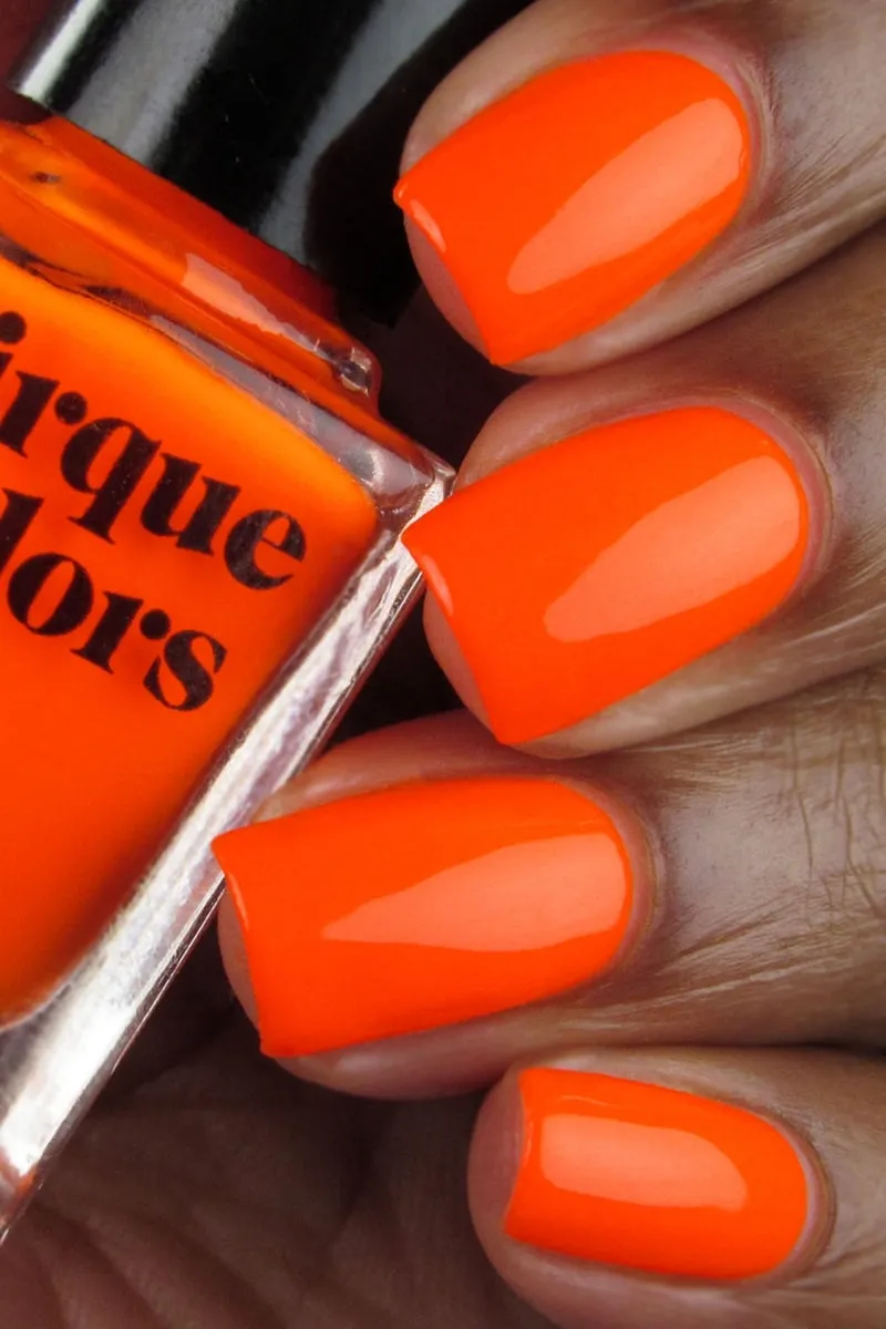 Cirque Colors Superfreak nagellack neonorange kräm