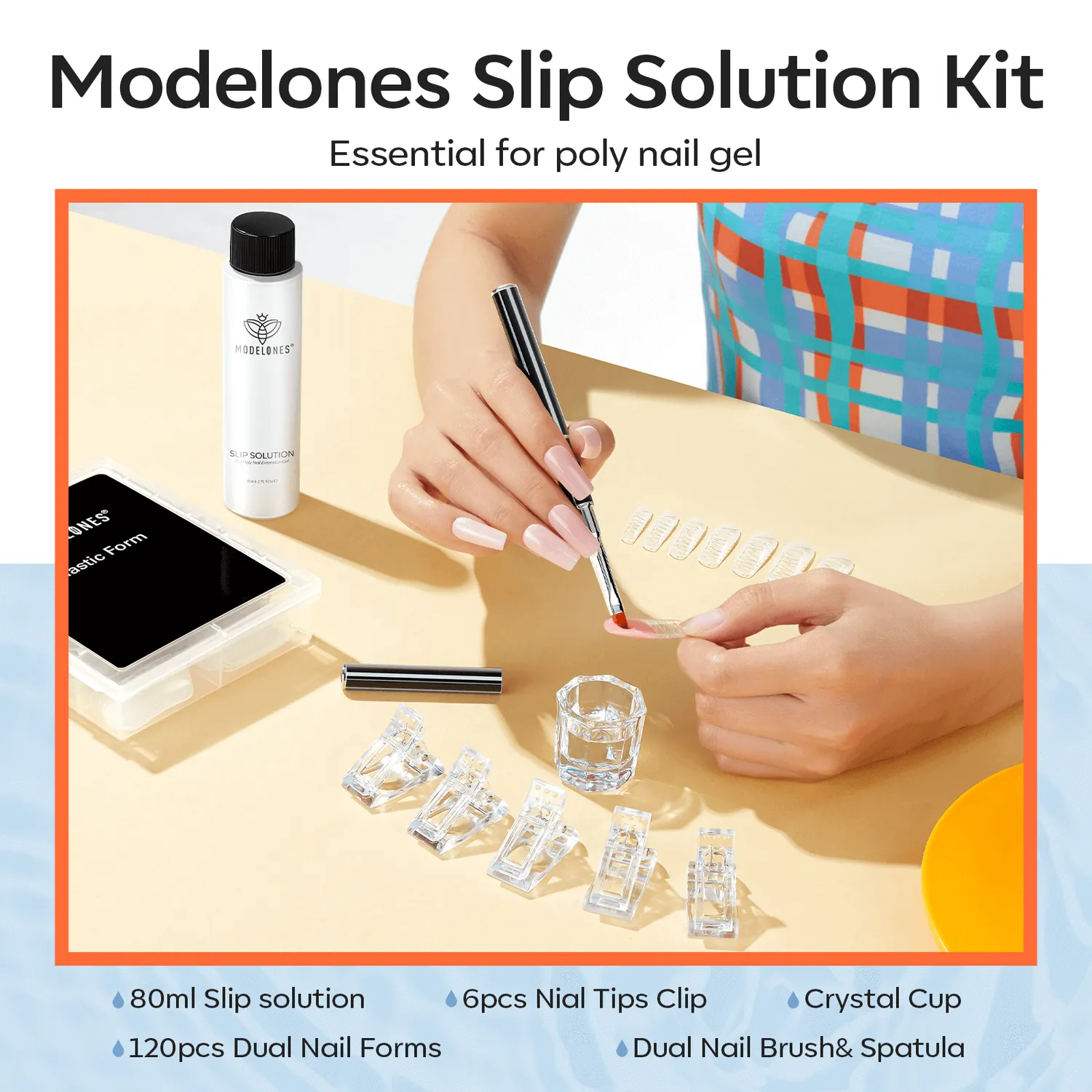 Modelones Poly Gel slip solution kit 80ml