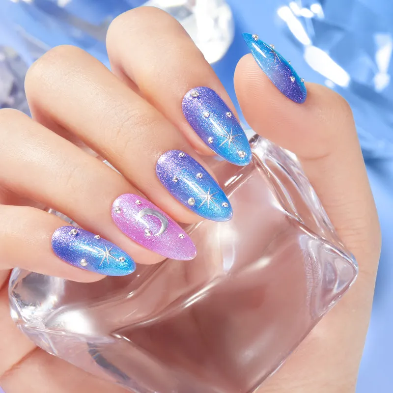 Modelones Violet Sparkle gellack 6-pack glitter