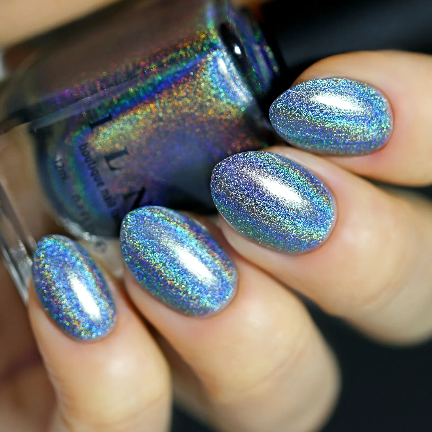 ILNP Ultra Holo First Snow nagellack isblå
