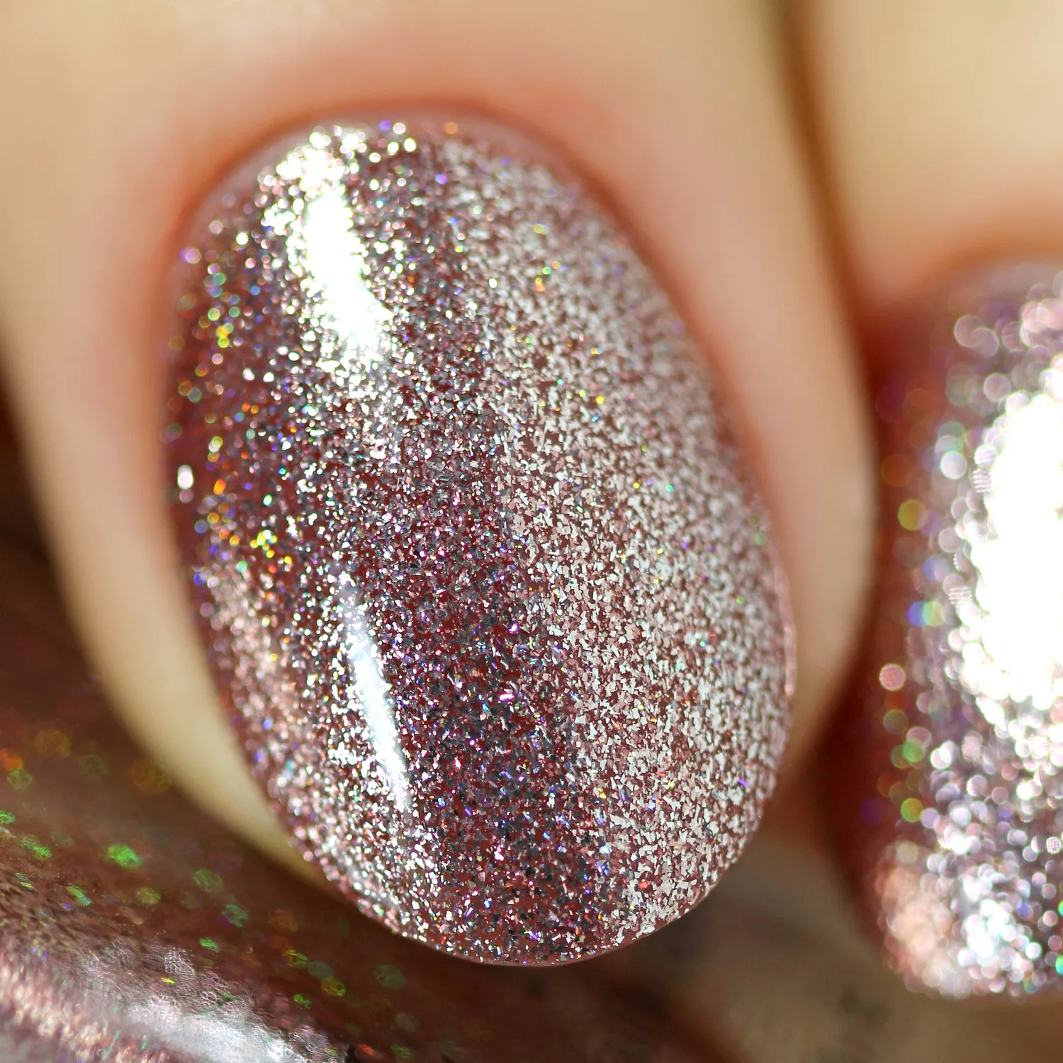 ILNP Reflections Olivia nagellack metallic rosé