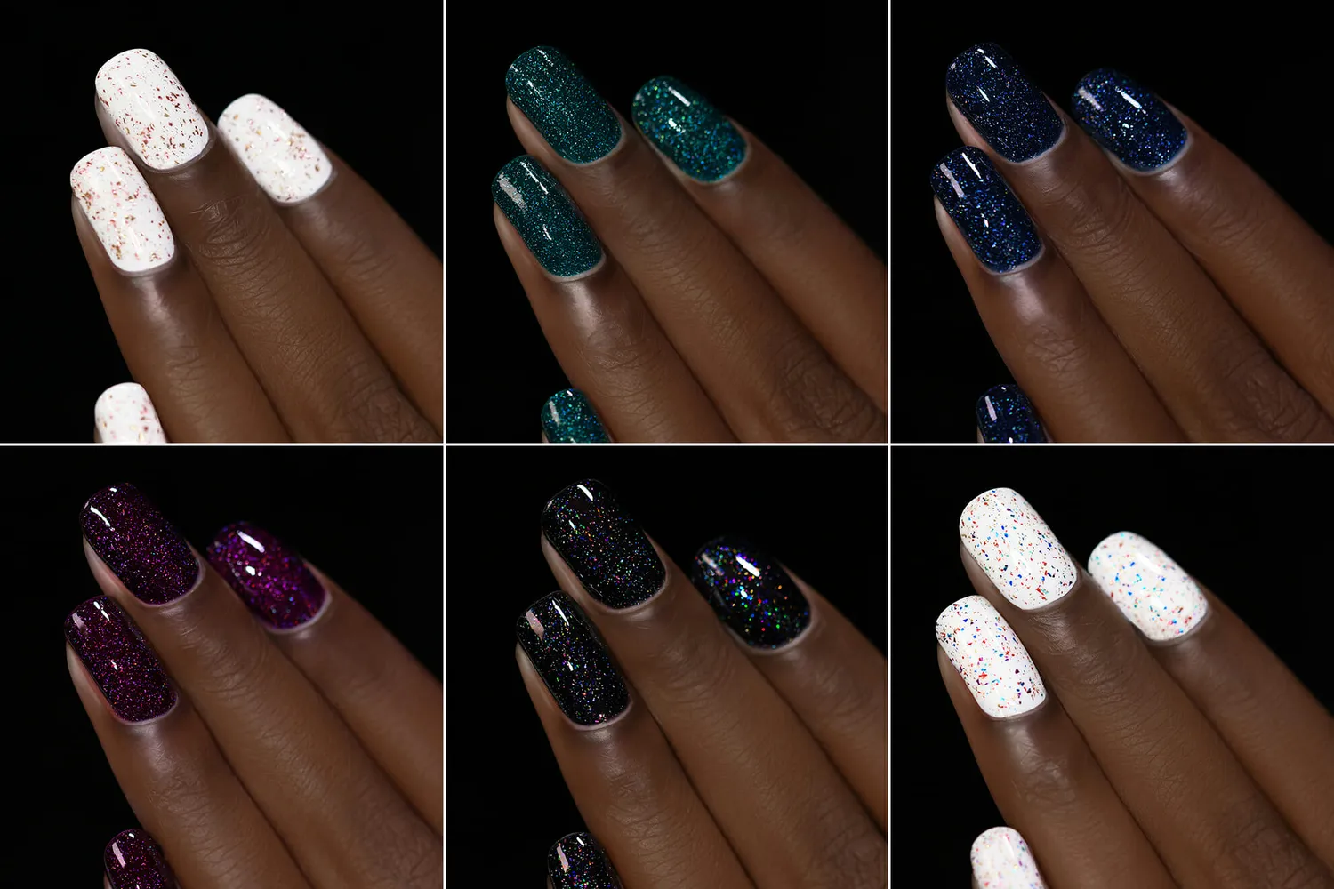 ILNP All Nighter Collection nagellacksset 6-pack glitter