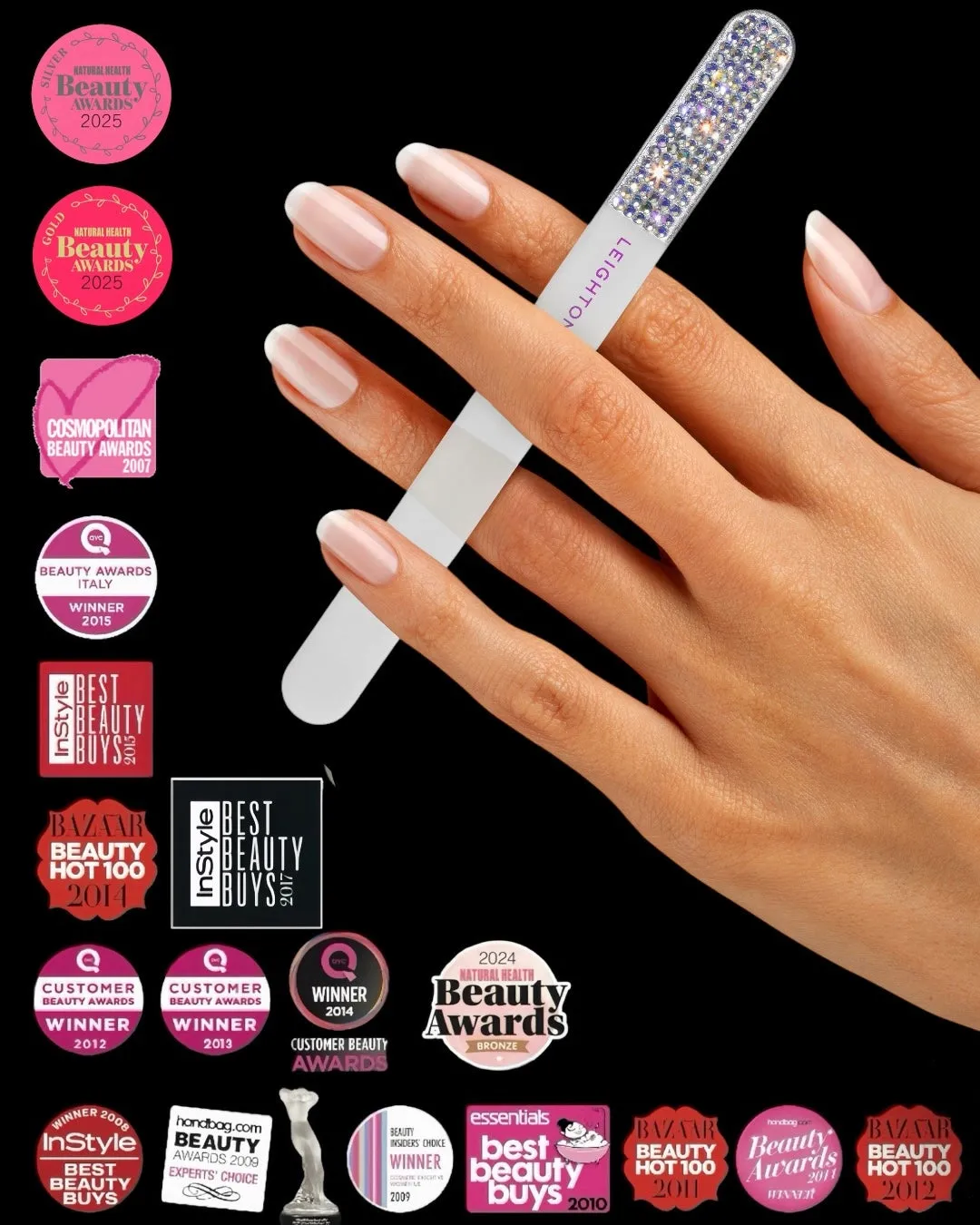 Leighton Denny 21st Anniversary kristallnagelfil 135 mm holo