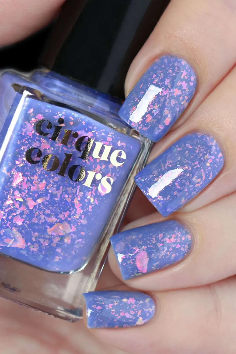 Cirque Colors Cool Blast nagellack ljusblå jelly